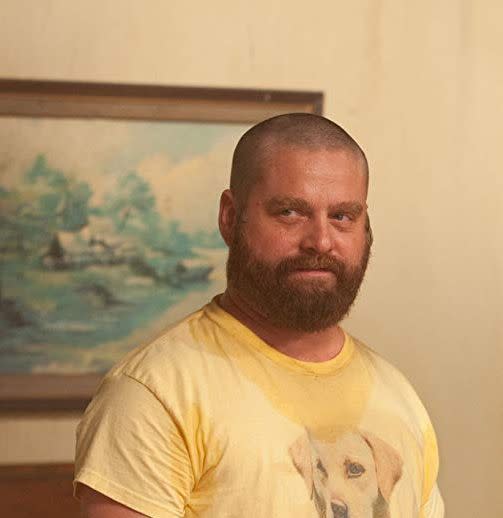 Zach Galifianakis (head that's bare)