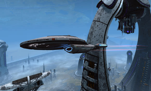 STO Intrepid Class at Dyson Spire