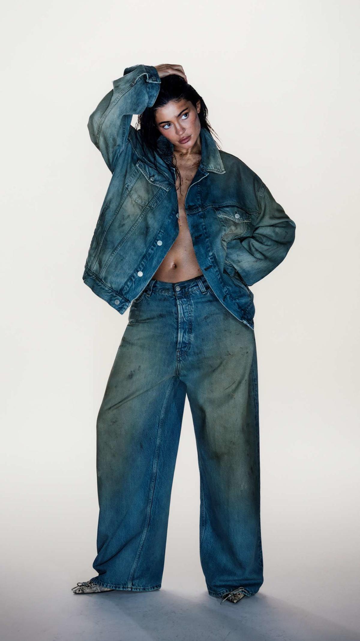 Kylie Jenner Posed Topless and Covered in Mud For Acne Studios's Latest  Campaign