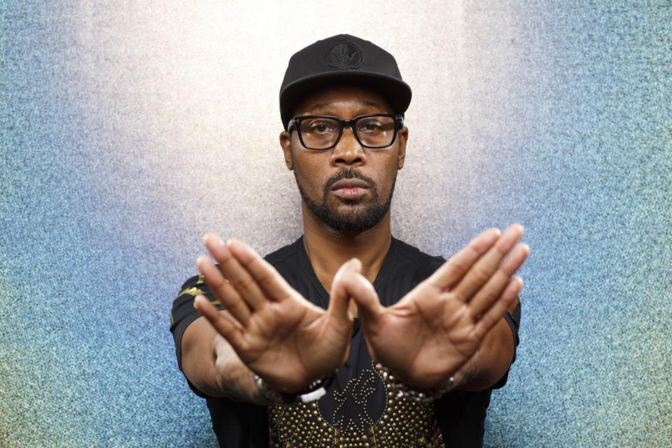 RZA from the film "Cut Throat City," photographed in the L.A. Times Photo and Video Studio at Comic-Con 2018.