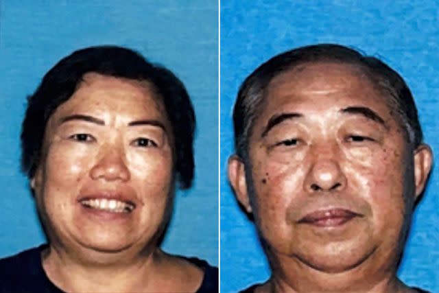 <p>Los Angeles Police Department via AP</p> Tanxiang Wang, left, and Gaoshan Li