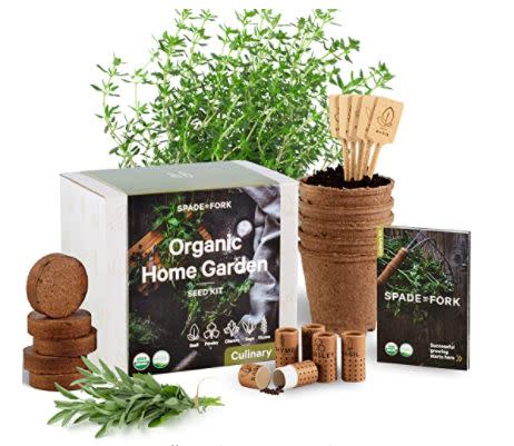 Find this <a href="https://amzn.to/3nlmCue" target="_blank" rel="noopener noreferrer">Indoor Herb Garden Starter Kit for $30</a> on Amazon.