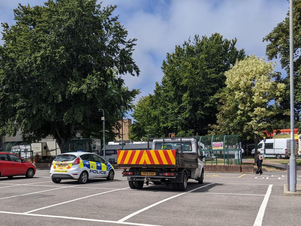 The scene of the incident was hosting the Family Funfair run by Kent-based Forrest Amusements (Katie Boyden/PA)