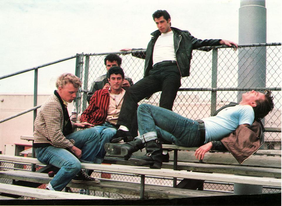 The T-Birds in <em>Grease