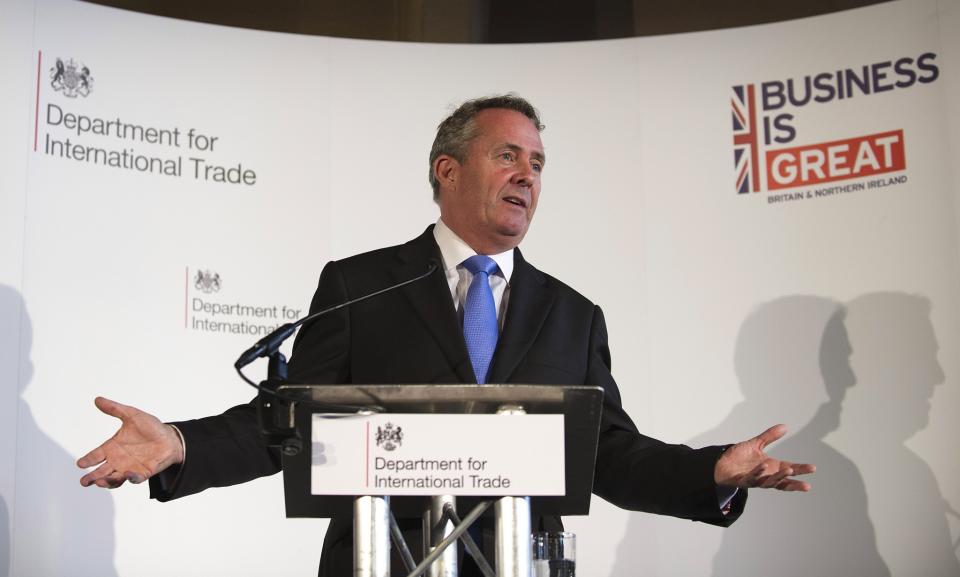 A Cabinet member has said Liam Fox is struggling to balance a trade agreement with the impact of leaving the EU (Peter Powell – WPA Pool/Getty Images)