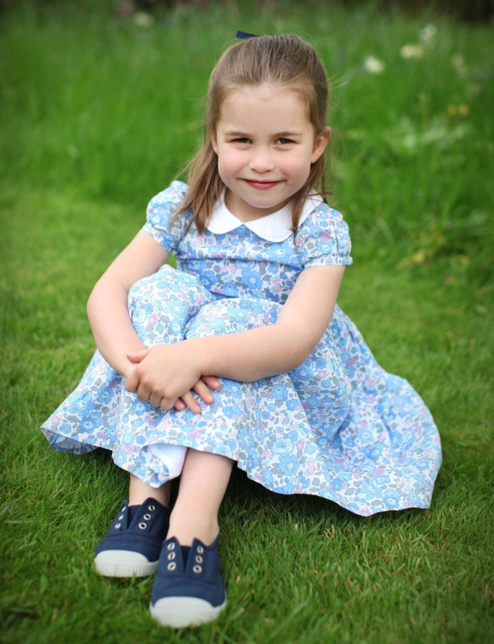 Princess Charlotte on her fourth birthday at Trotters