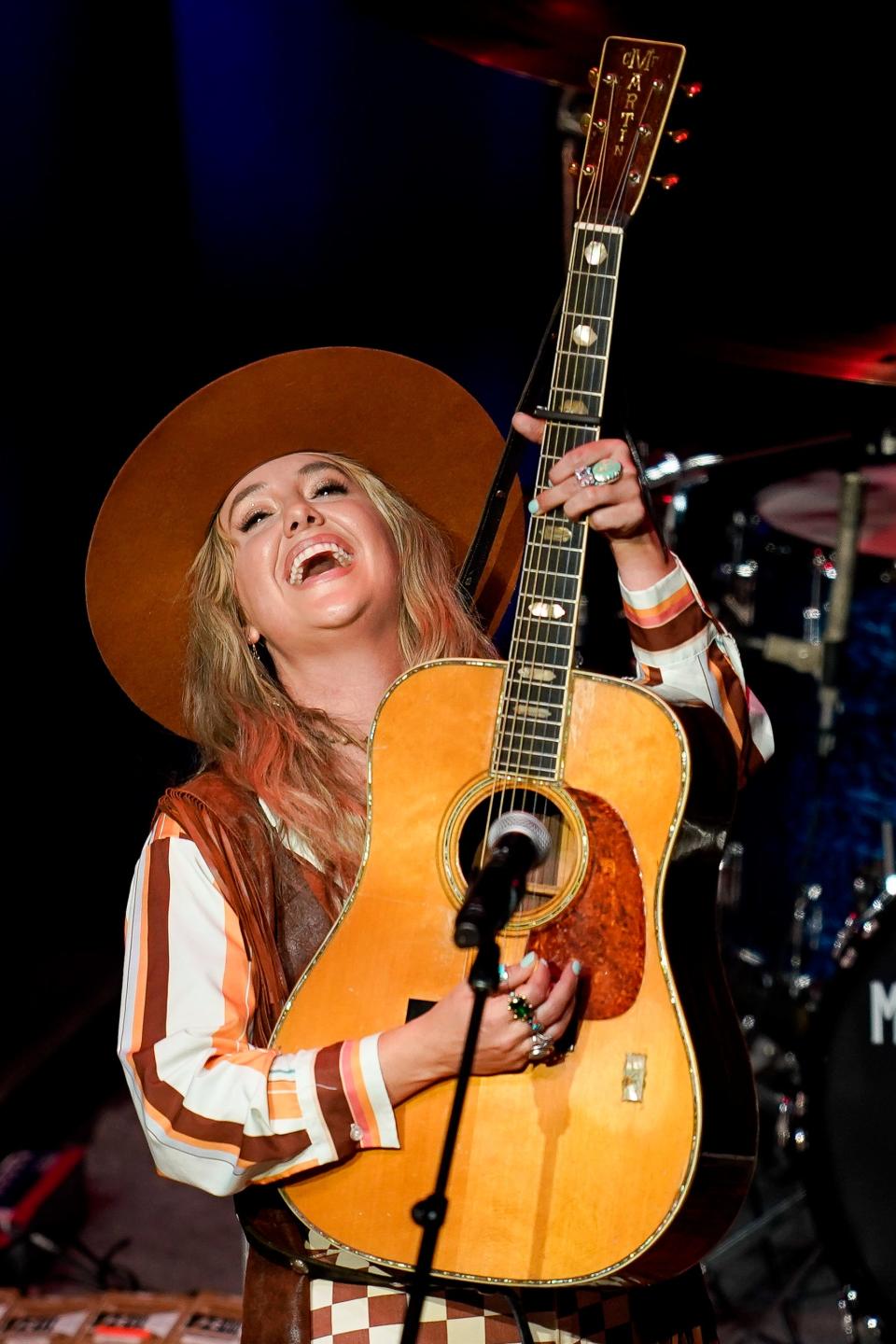 Lainey Wilson performs during Marty Stuart’s 19th Late Night Jam at Ryman Auditorium in Nashville, Tenn., Wednesday, June 8, 2022.