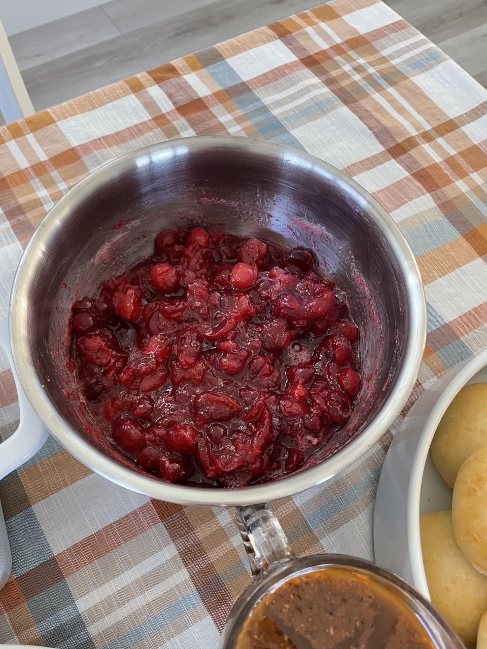 And listen, I know there is debate as to whether you serve canned cranberry sauce or homemade. You can only pick what's right for you. I spent all my Thanksgivings in college at a friend's house where they always had BOTH. The canned version they called 