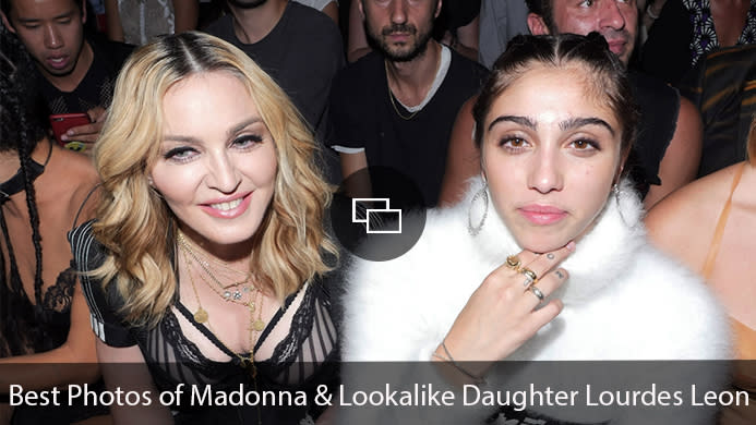 Madonna, Lourdes Leon "Best Photos of Madonna & Lookalike Daughter Lourdes Leon"