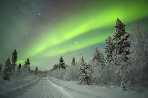 The Northern Lights in Finnish Lapland - Credit: istock