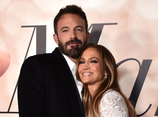 Ben Affleck and Jennifer Lopez attend the premiere of her film 