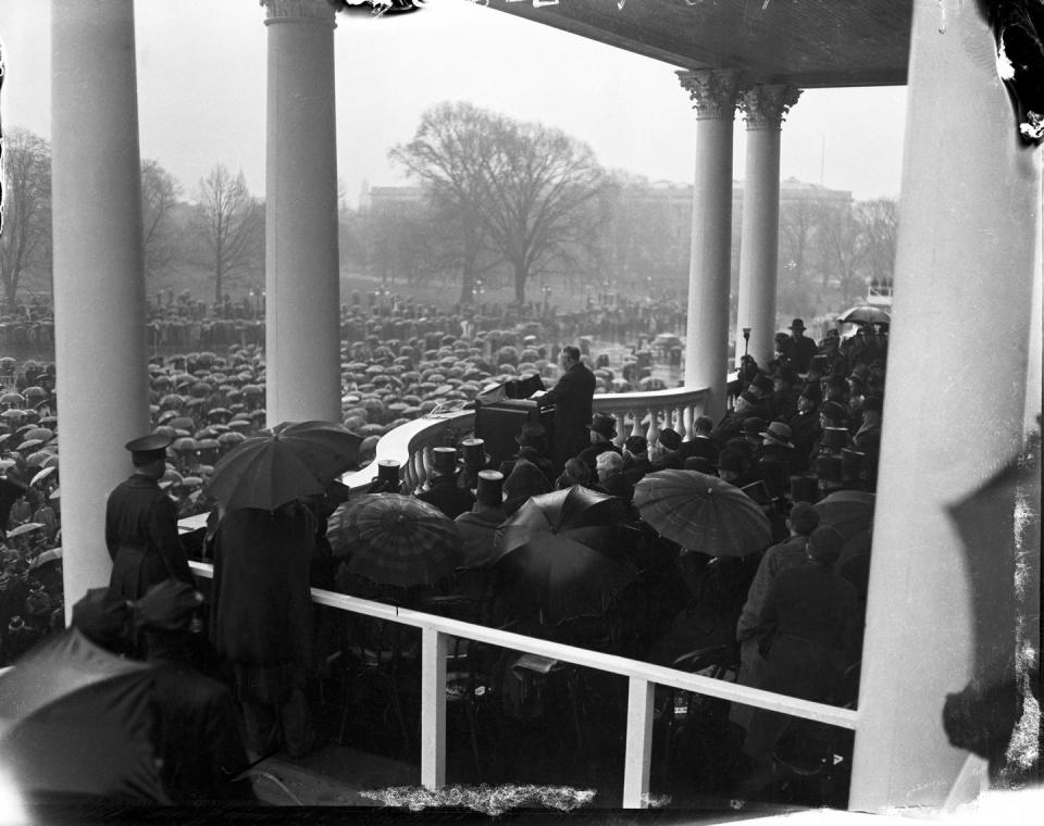 1937: President Franklin Delano Roosevelt