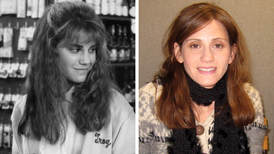 Kerri Green in 1985 and 2009, a member of The Goonies cast, then and now