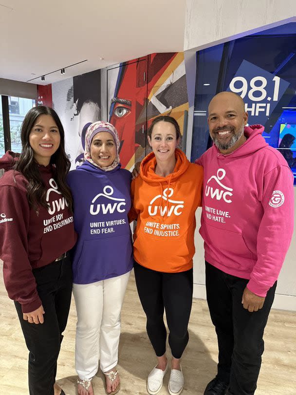 Left to right: Brittany Tran, Sabeena Islam, Joanne Courtney, Dr Richard Norman. (Gravity Management photo - image credit)