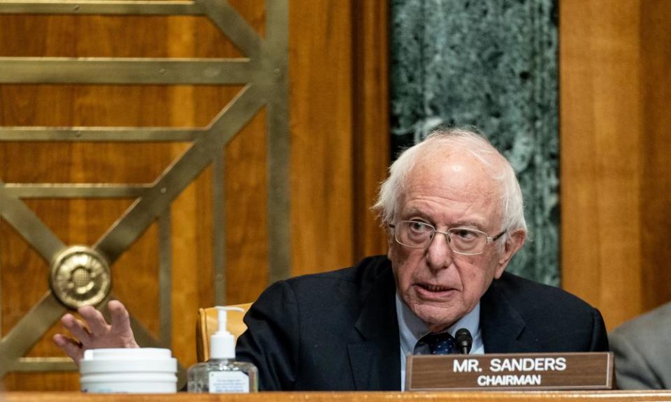 Senator Bernie Sanders, chair of the Senate budget committee, cited Neera Tanden’s ‘vicious attacks against progressives’.