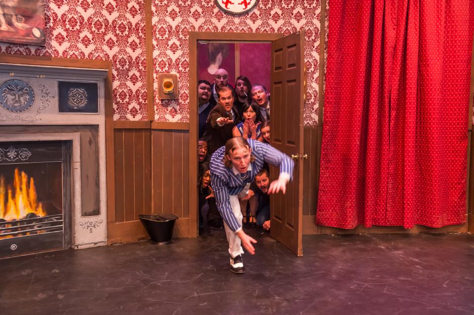 Vanessa Hill, Travis Tidmore, Camron Kelley, Brandon Graves, Heather Dillon, Brooks Boyett, Zeke Lewis, Harrison Stringer, Jeremy Hernandez, Jenny Morgan and Sawyer Landry are among the cats for Amarillo Little Theatre's production of "The Play That Goes Wrong."