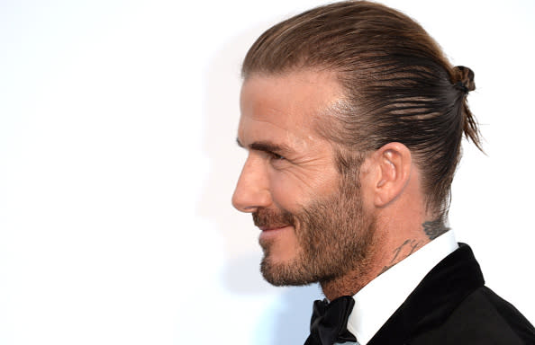 David Beckham in a mun