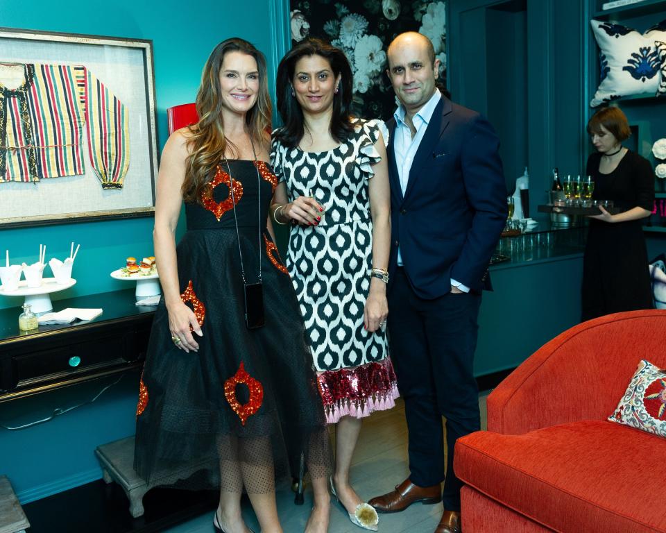 Sachin and Babi Ahluwalia opened a new store filled with embroidered furniture, pillows, housewares, and their much-loved cocktail dresses.