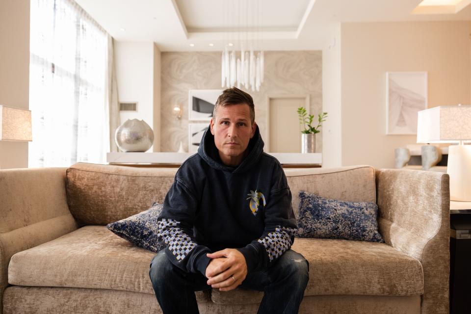 Ryan “Kaskade” Raddon poses for a portrait at Conrad Las Vegas at Resorts World in Las Vegas on May 20, 2023. | Ryan Sun, Deseret News