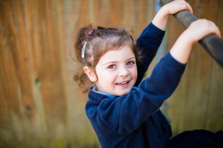 <span class="caption">Play time.</span> <span class="attribution"><a class="link " href="https://www.shutterstock.com/image-photo/4-year-old-confident-primary-schoolgirl-689565997" rel="nofollow noopener" target="_blank" data-ylk="slk:Rosie Parsons/Shutterstock;elm:context_link;itc:0;sec:content-canvas">Rosie Parsons/Shutterstock</a></span>