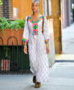 <p>Indya Moore turns heads as they're spotted on the streets of Chelsea in N.Y.C.</p>