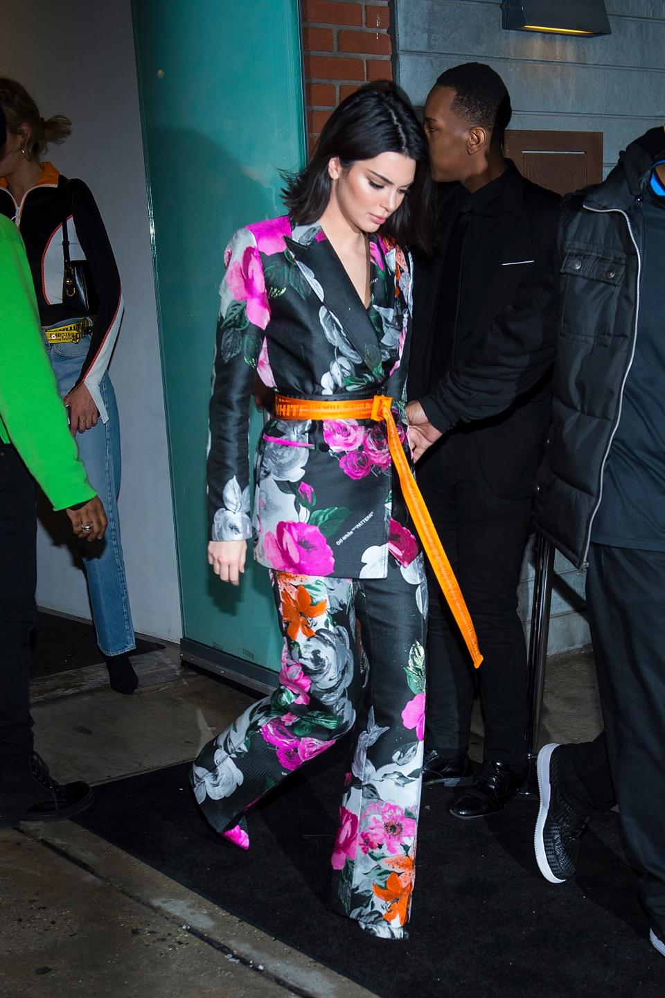 Kendall Jenner in Off-White