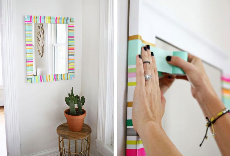 Washi Tape Mirror