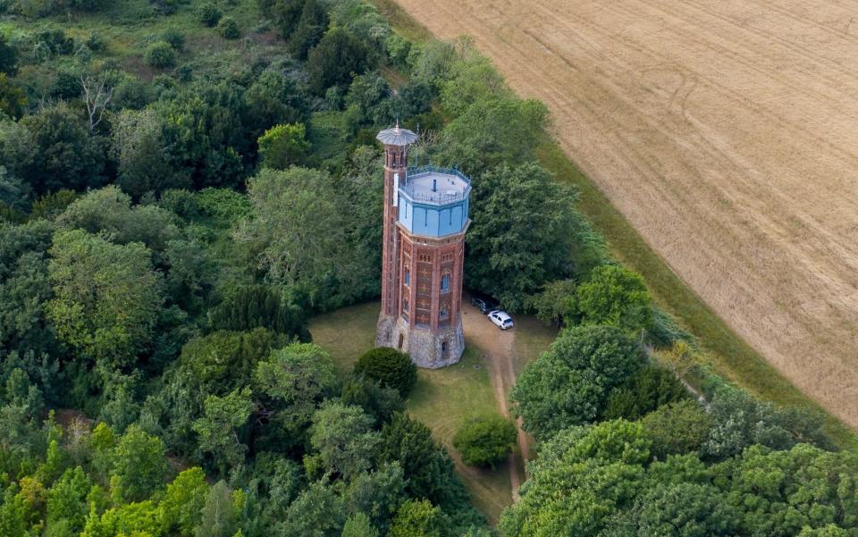 The centrepiece of the playground will be an eight-metre tall version of the Appleton Water Tower - Bav Media 