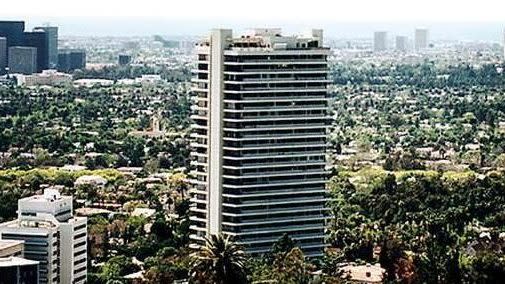 West Hollywood's famous Sierra Towers, home to the stars