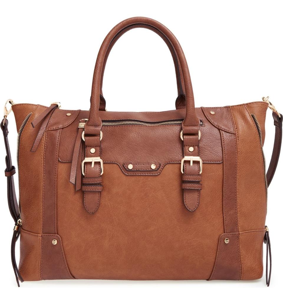 'Susan' Winged Faux Leather Tote