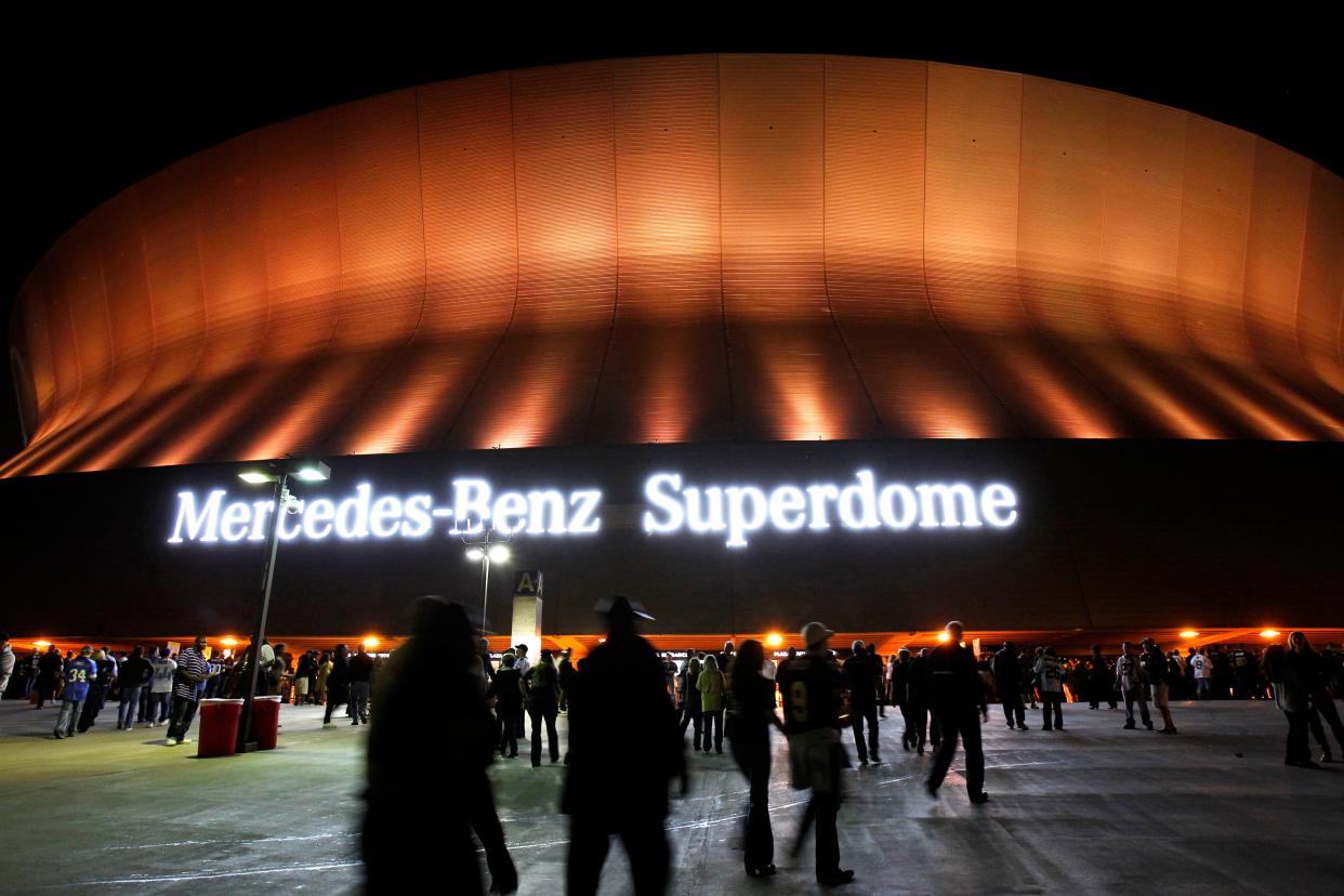 Superdome Naming Rights Football (Copyright 2020 The Associated Press. All rights reserved.)