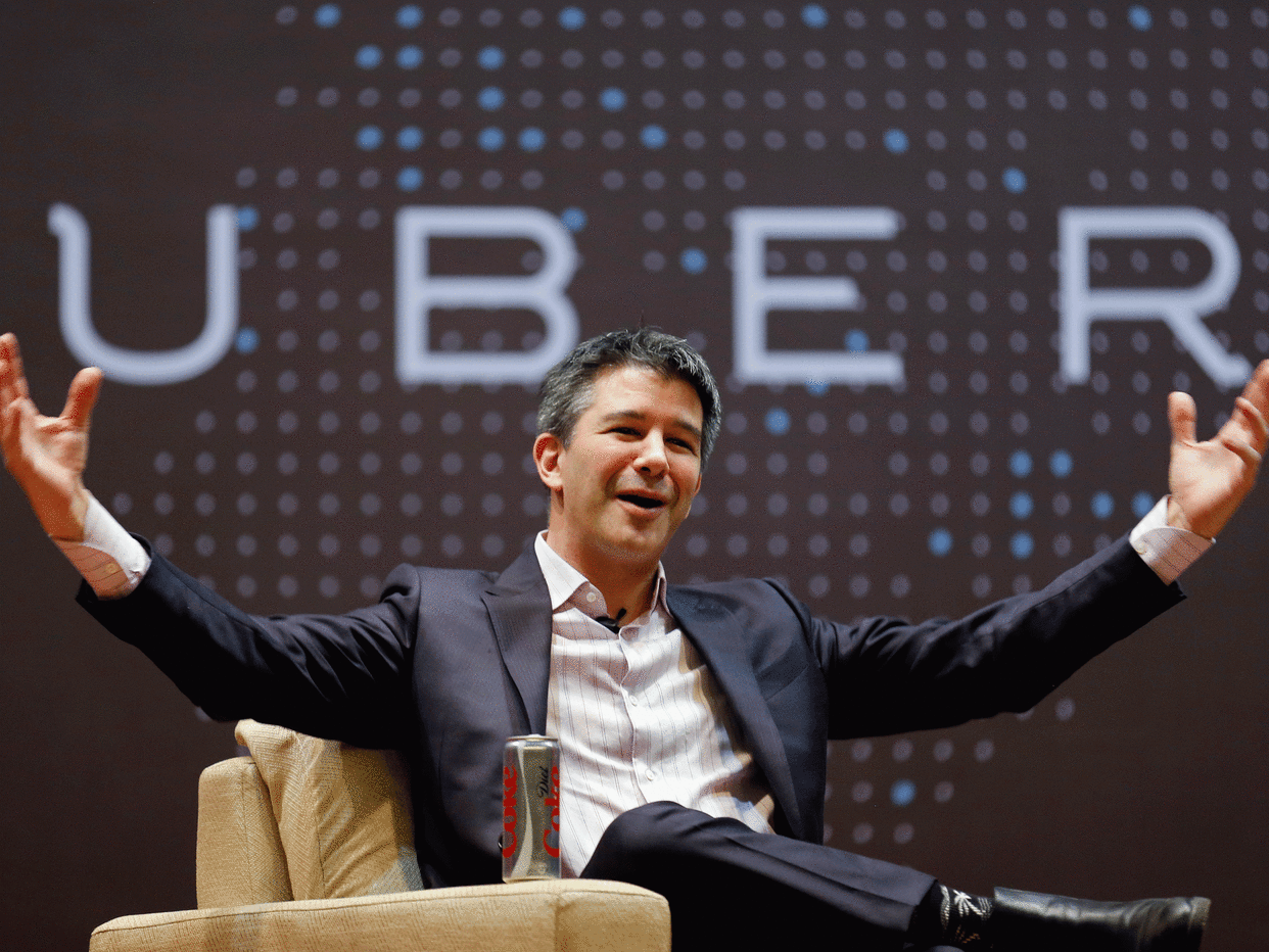 <p>A New York City penthouse owned by Uber co-founder Travis Kalanick was the site of a September ‘pandemic party’</p> (Reuters)