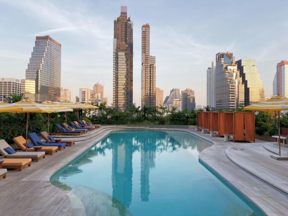 泰國現在的公寓公共設施，游泳池是基本款。(圖片來源/Johnson)