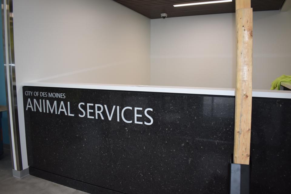 The city of Des Moines' new animal shelter, operated by the Animal Rescue League of Iowa, includes more than 200 kennels for dogs and cats. The facility, located at 1441 Harriet St. and twice the size of the current shelter, is slated to open in mid-December of 2023