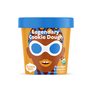 Legendary Cookie Dough is an epic new pint offering from Coconut Bliss. With vanilla as its base, the ice cream is jam-packed with cookie dough, fudgy ribbons and chocolate confetti. The pint retails for $6.99.