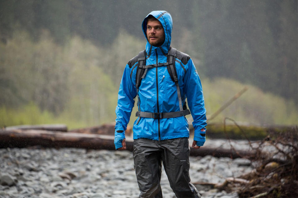 A Columbia jacket being “Tested Tough” in the wilderness. - Credit: Courtesy of brand.