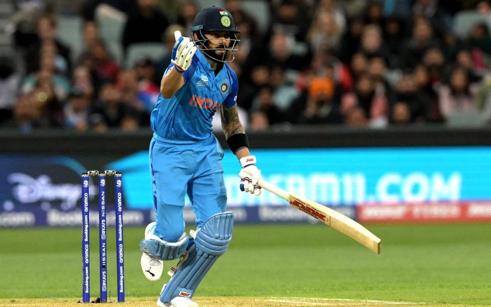 Virat Kohli in action - Brenton Edwards/AFP