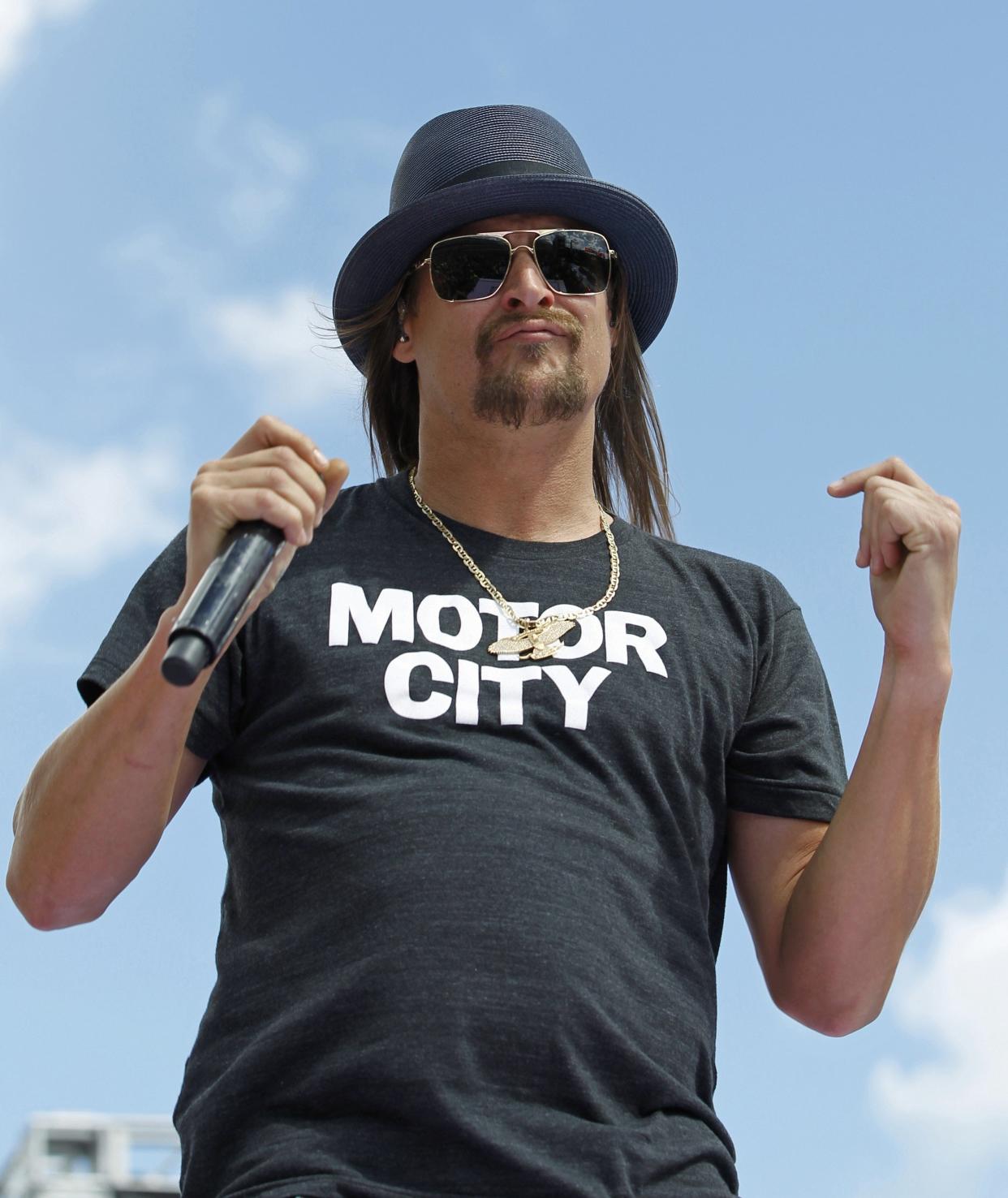 Kid Rock will play MidFlorida Credit Union Amphitheatre on June 11 with Grand Funk Railroad.