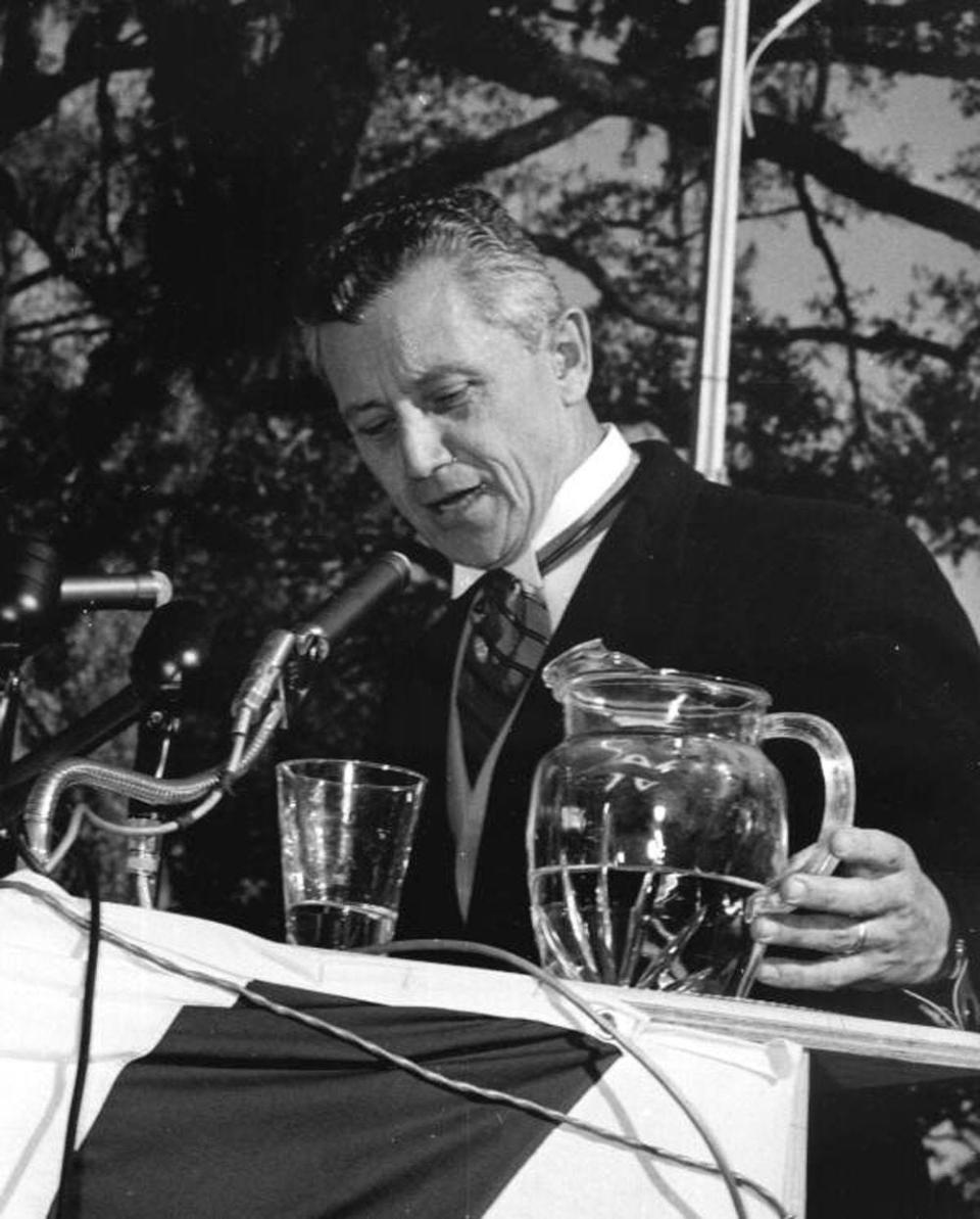 Gov. LeRoy Collins at his inauguration in 1955.