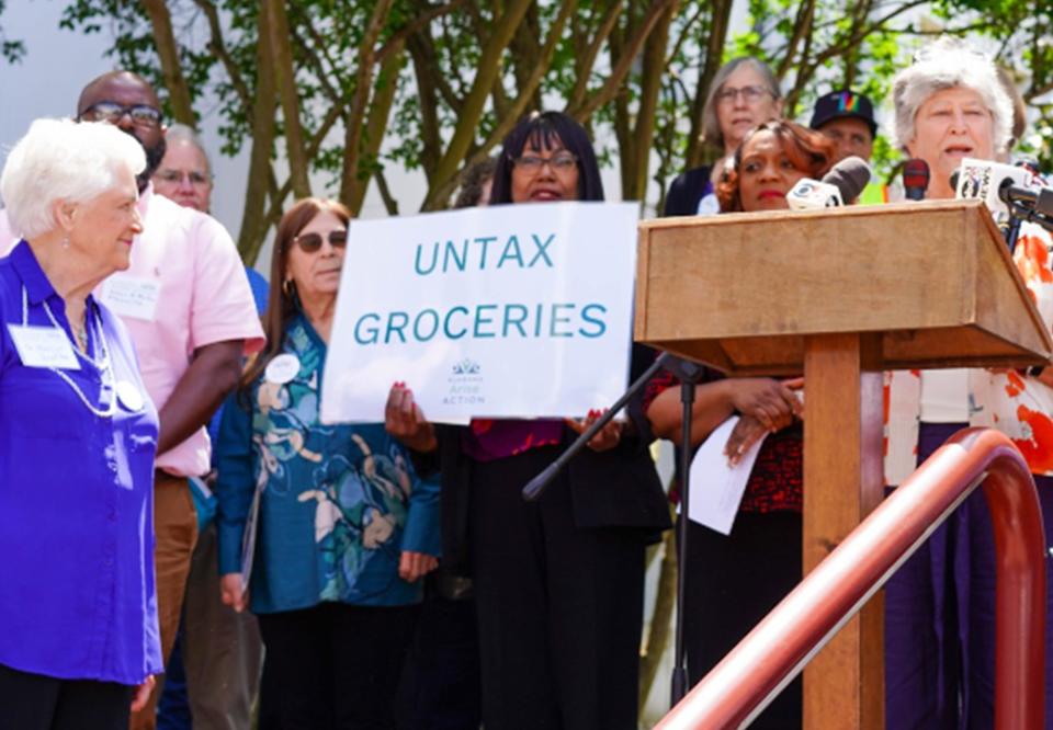 Alabama Arise held its 2023 Legislative Day on Tuesday, April 11 in Montgomery to urge lawmakers to untax groceries, expand Medicaid and end debt-based driver’s license suspensions.