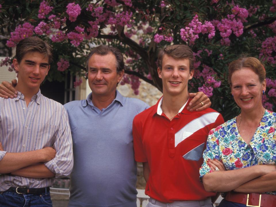 The royal family of Denmark in France 1986