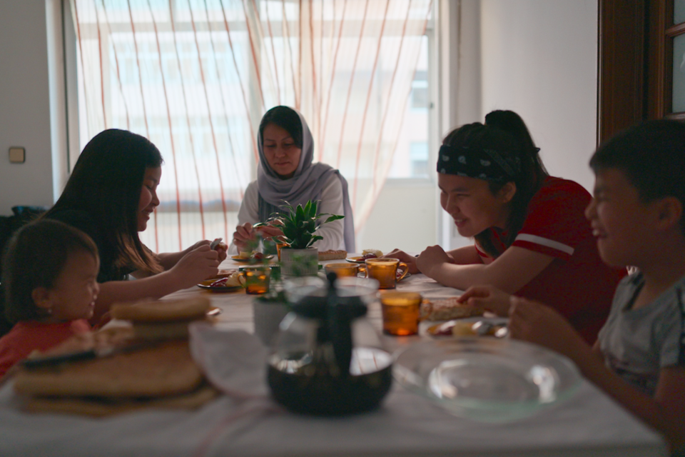 Family life for a member of the Under-18 Afghan National Women's Football Team in Portugal.