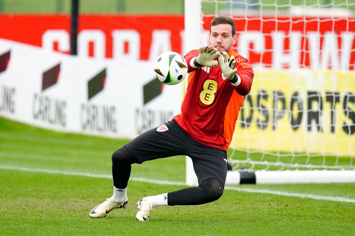 Danny Ward is Wales’ first-choice goalkeeper (Nick Potts/PA Wire)