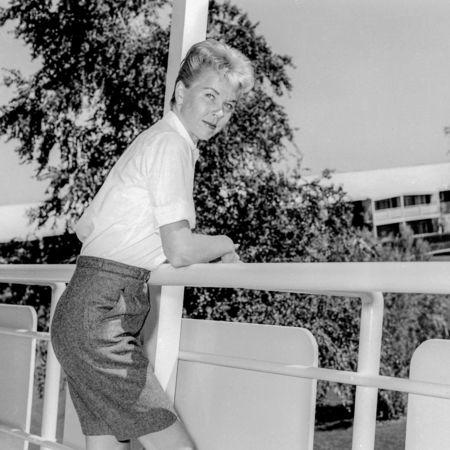 Actor and singer Doris Day poses at the Sahara Hotel-Casino in Las Vegas, Nevada, U.S. on September 14, 1956. Courtesy Las Vegas News Bureau/Handout via REUTERS