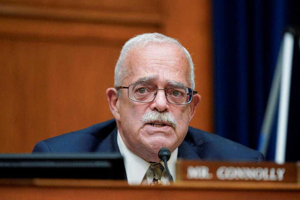 Rep. Gerry Connolly, D-Va., speaks during a committee hearing on gun violence in Washington, D.C.