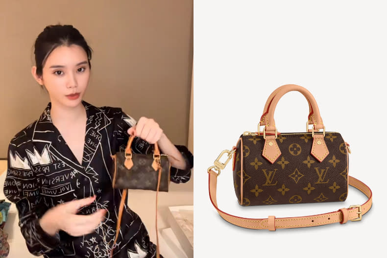 ▲LOUIS VUITTON Nano Speedy NT$55,500