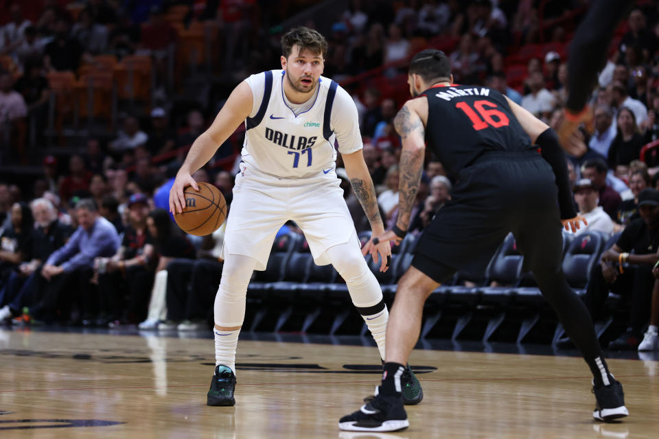 Luka Doncic。（NBA Photo by Megan Briggs/Getty Images）