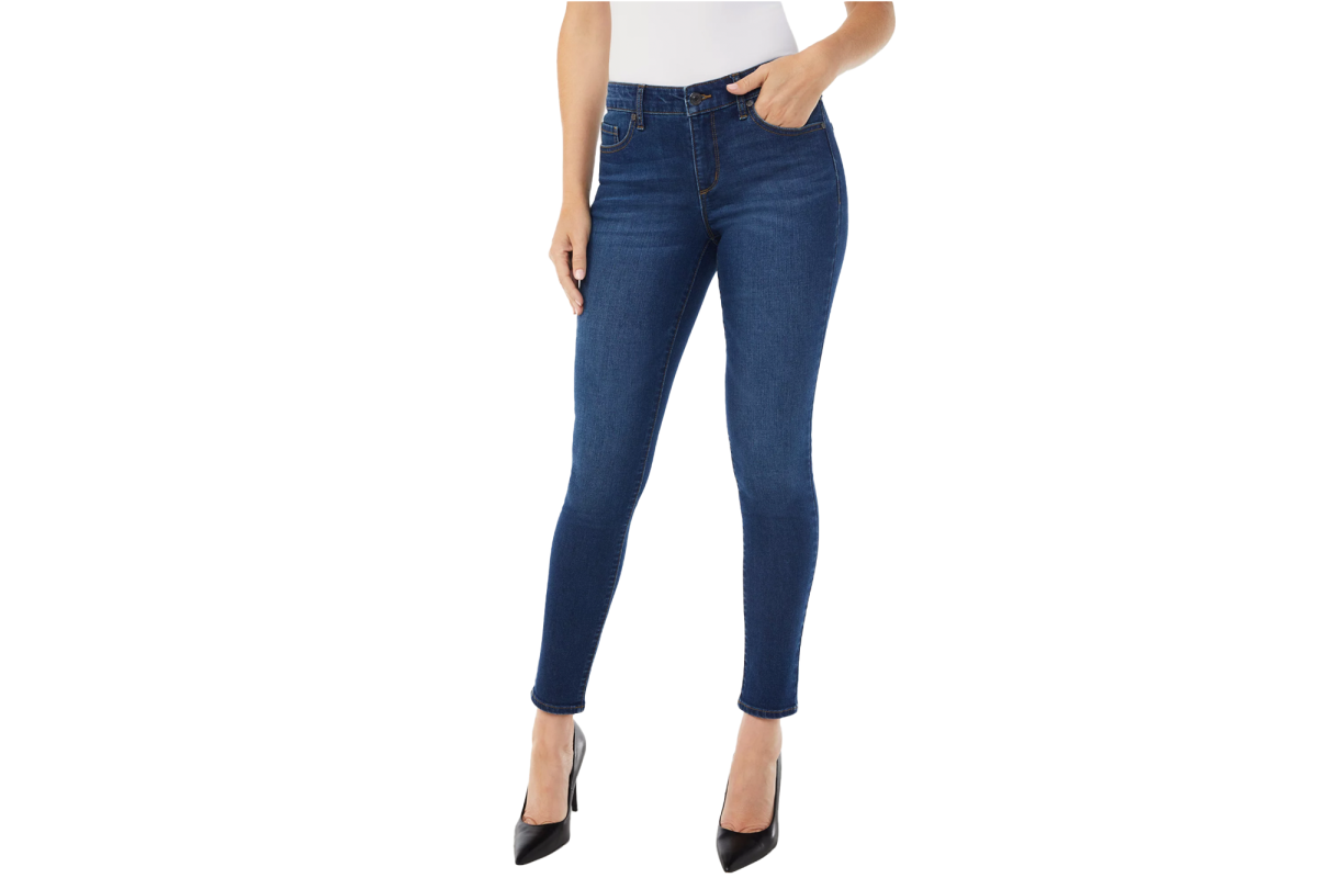 Sofia Jeans by Sofia Vergara Women's Sofia Mid-Rise Skinny Ankle