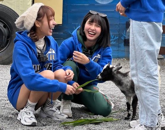 ▲林襄（左）、峮峮（右）成為這次《飢餓遊戲》最夢幻的組合。（圖／中視提供）