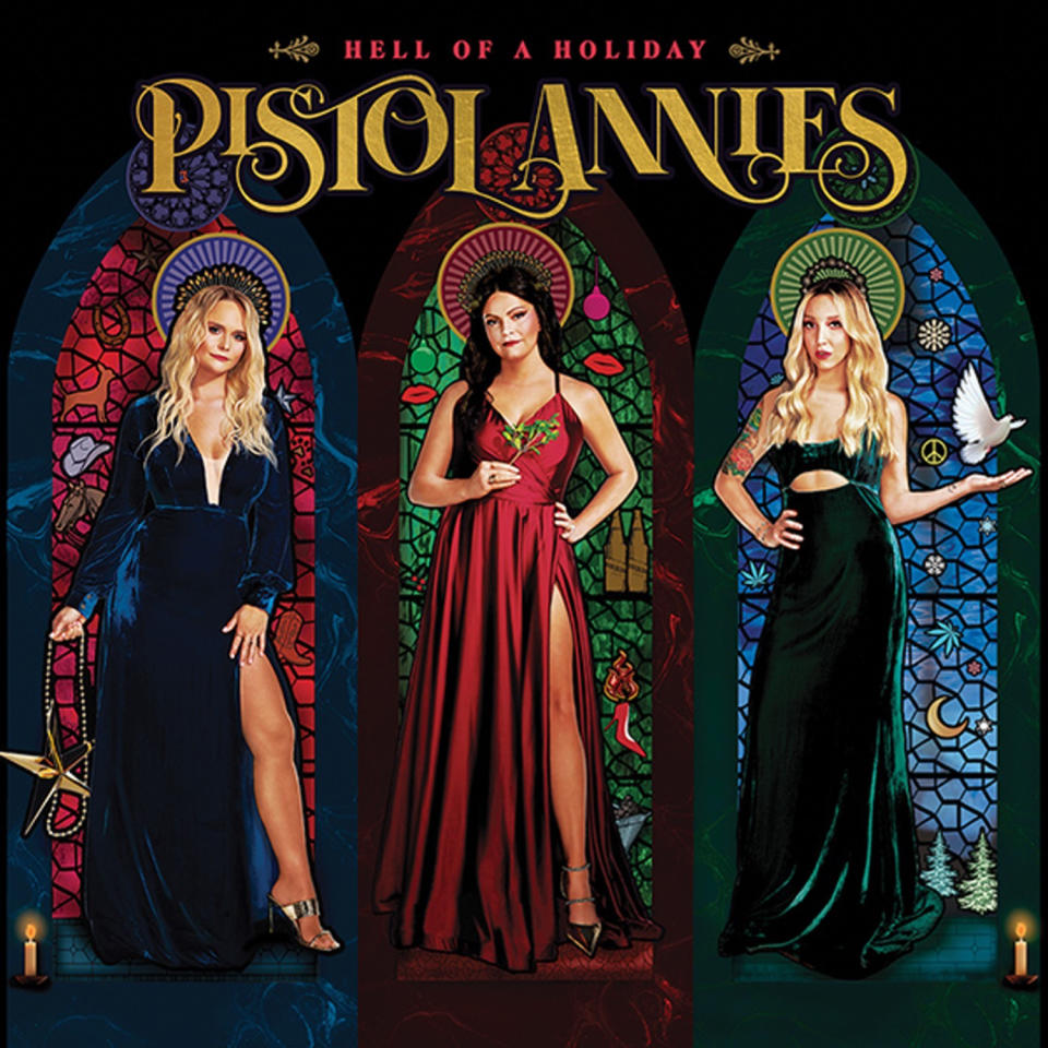 This cover image released by Sony Music Nashville shows "Hell of a Holiday" by the Pistol Annies. (Sony Music Nashville via AP)